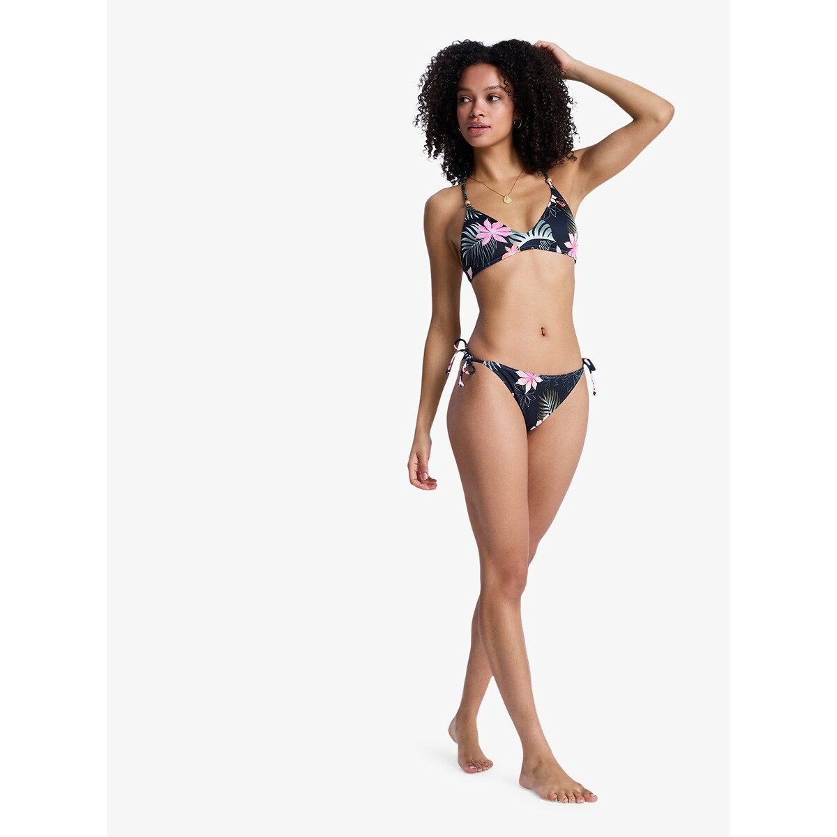 Maillot de bain 2 pièces PARADISE FLEUR noir/rose, ROXY