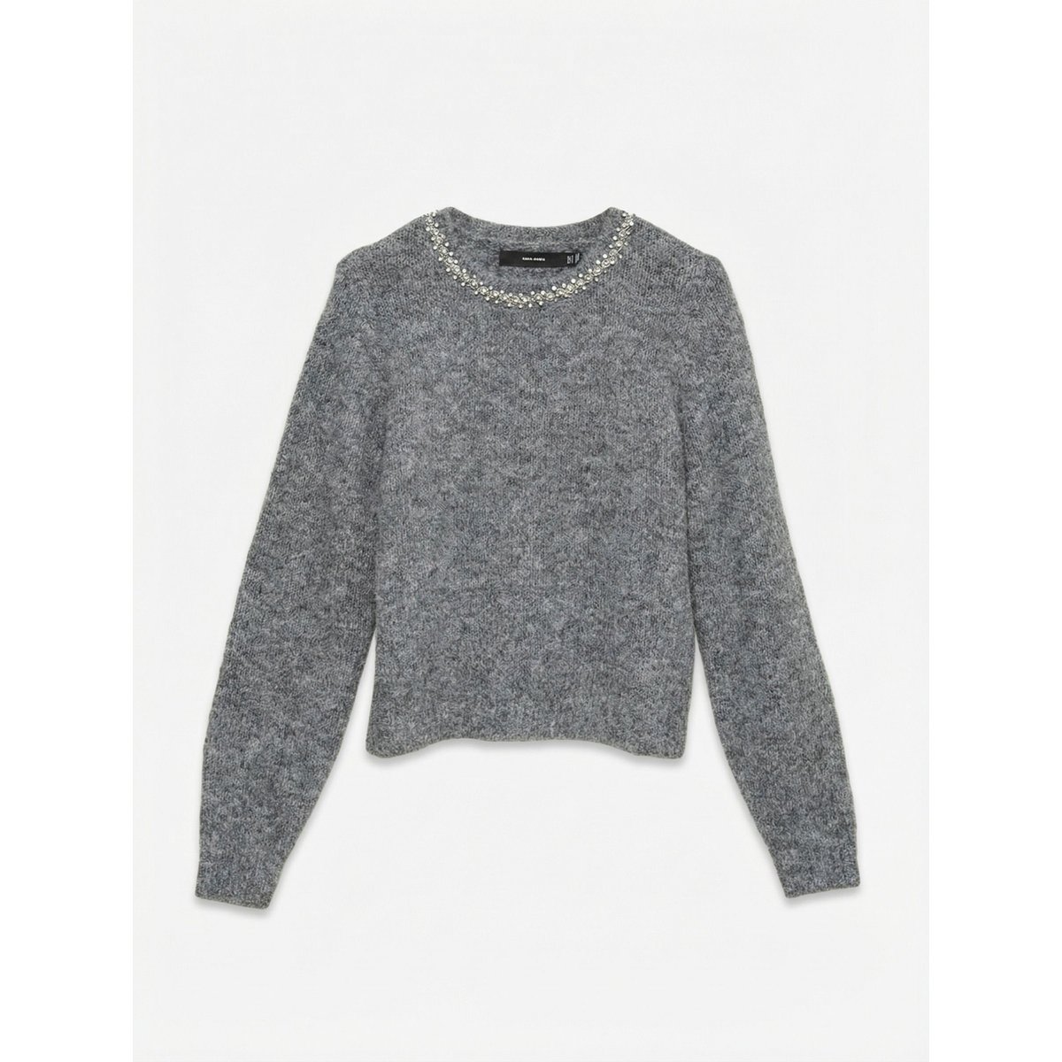 Pull dark grey melange, VERO MODA