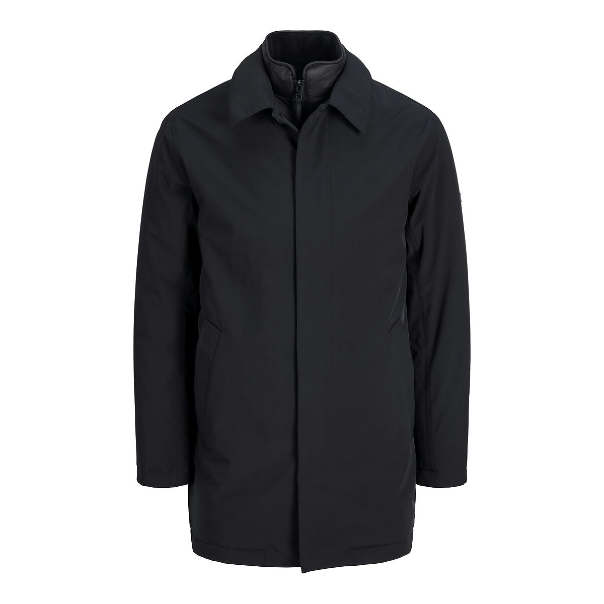 Cappotto doppio colletto nero , JACK & JONES