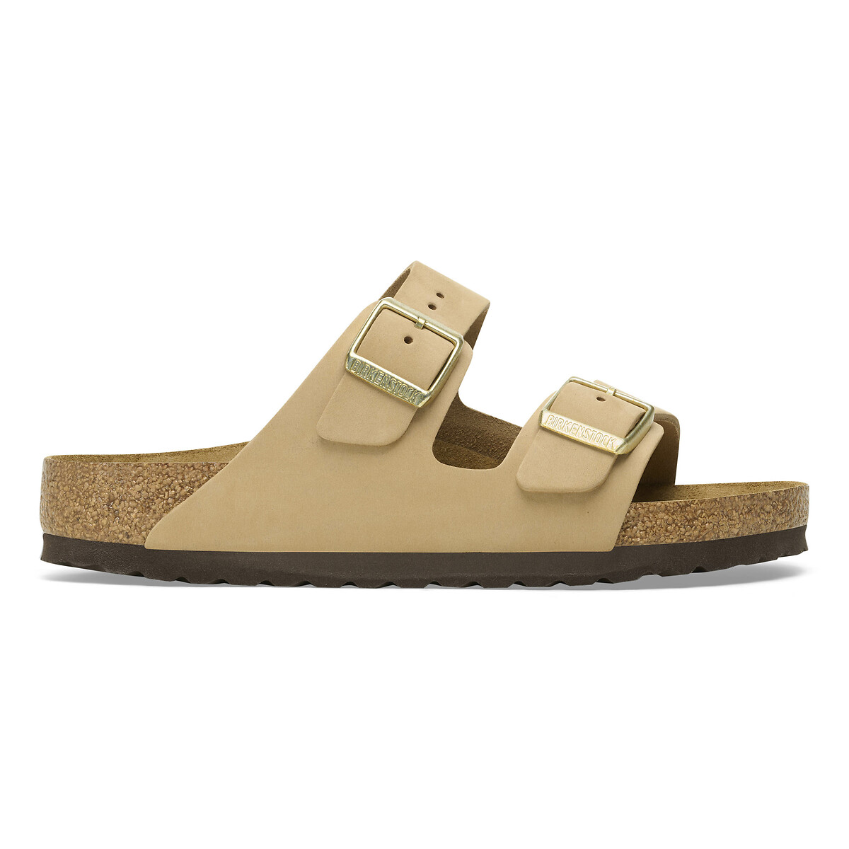 Mules en nubuck ARIZONA beige, BIRKENSTOCK