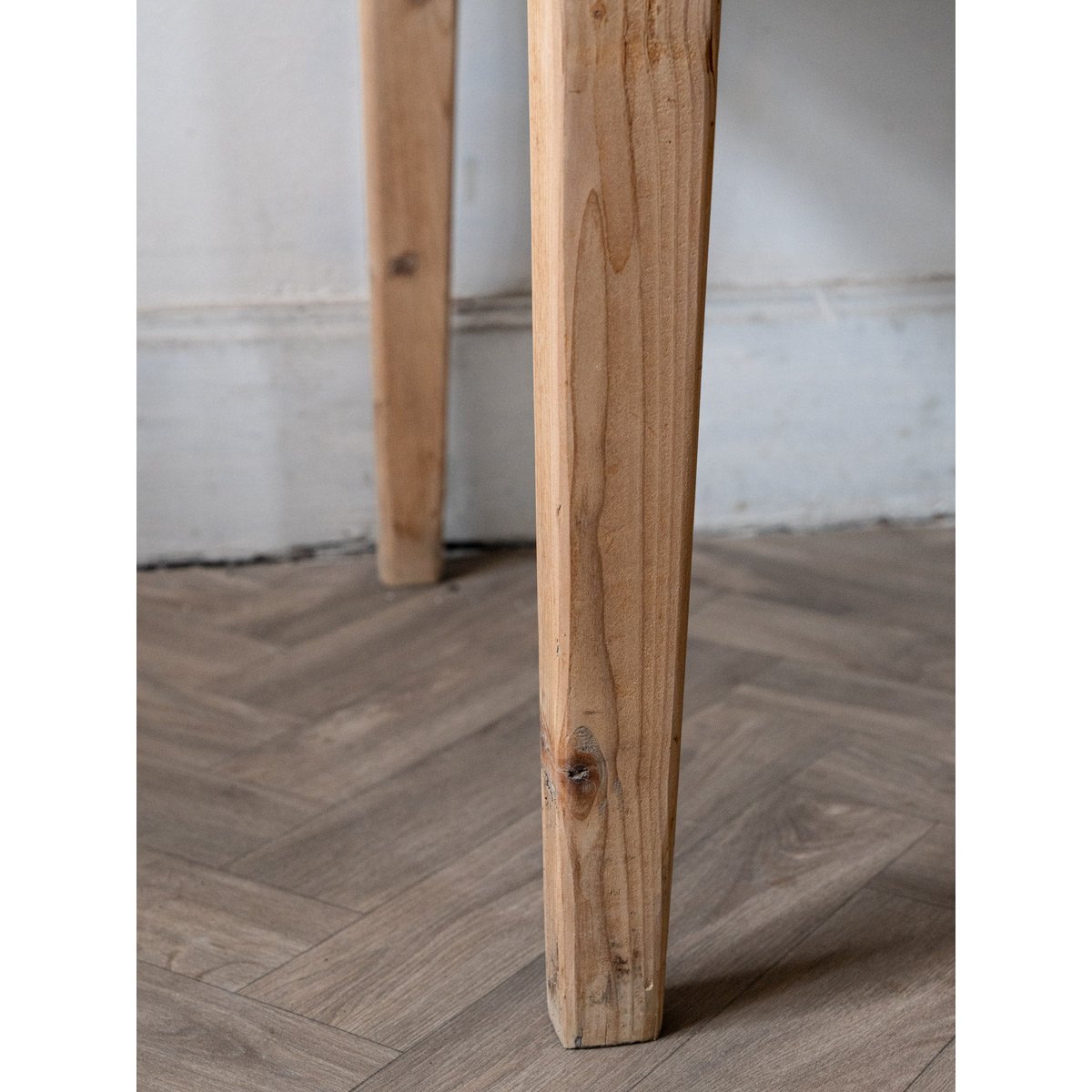 Table à manger de ferme en bois Romy N°1464 - Bon état bois clair, DEBONGOUT