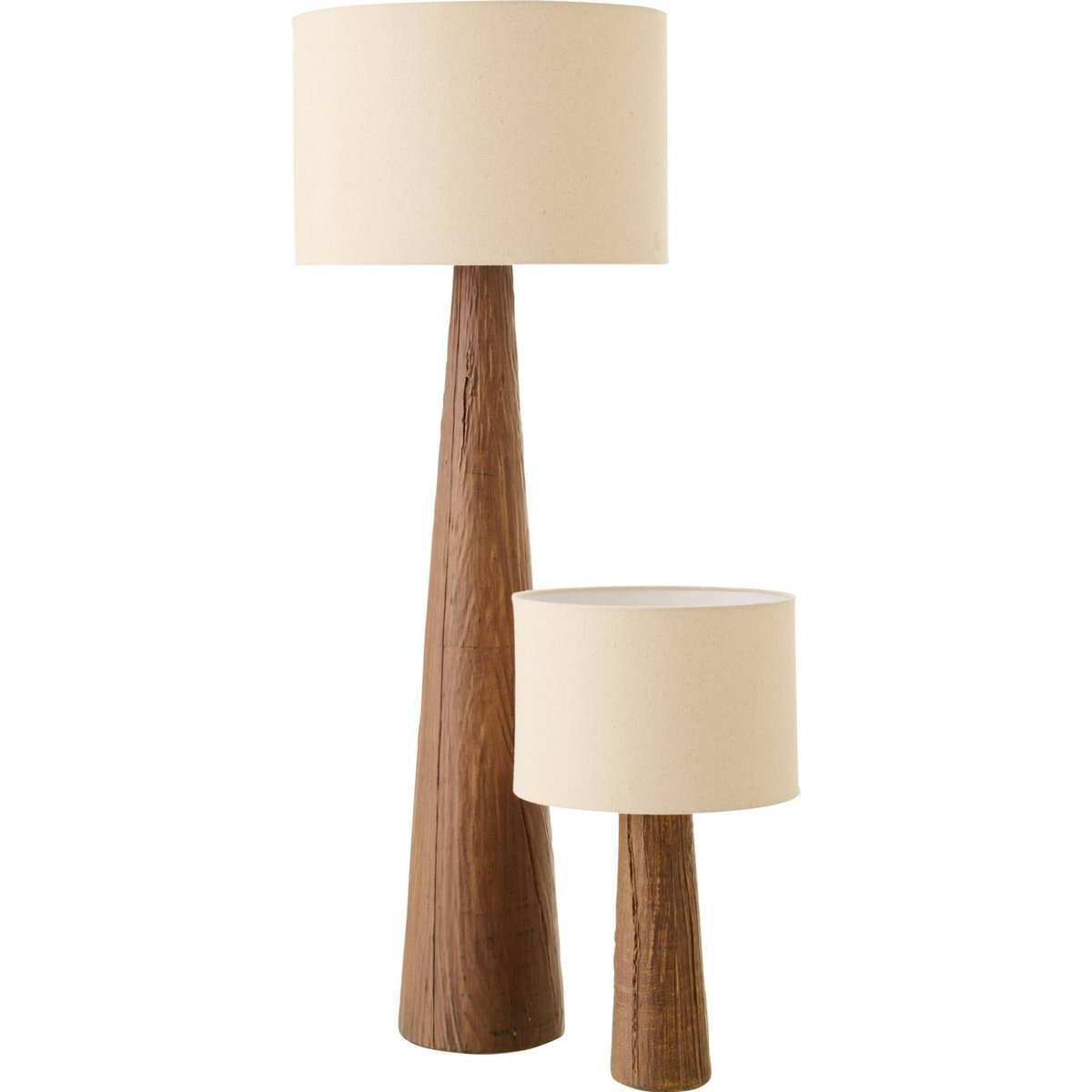 Lampadaire en céramique melina marron foncé, RECOLLECTION