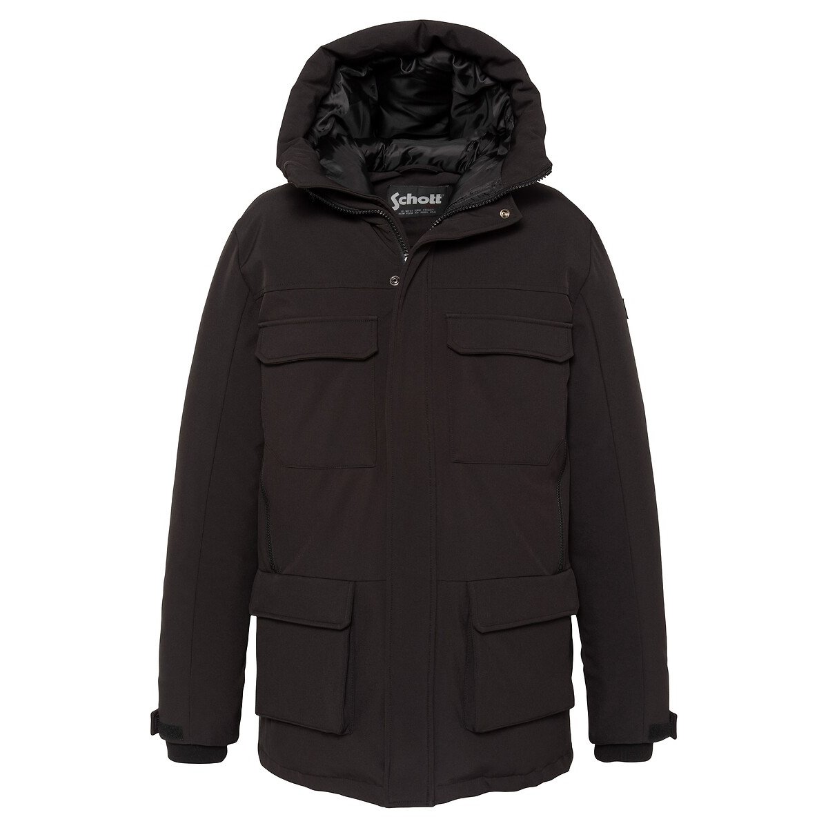 Parka chaude, rembourrée, STANLEY noir, SCHOTT