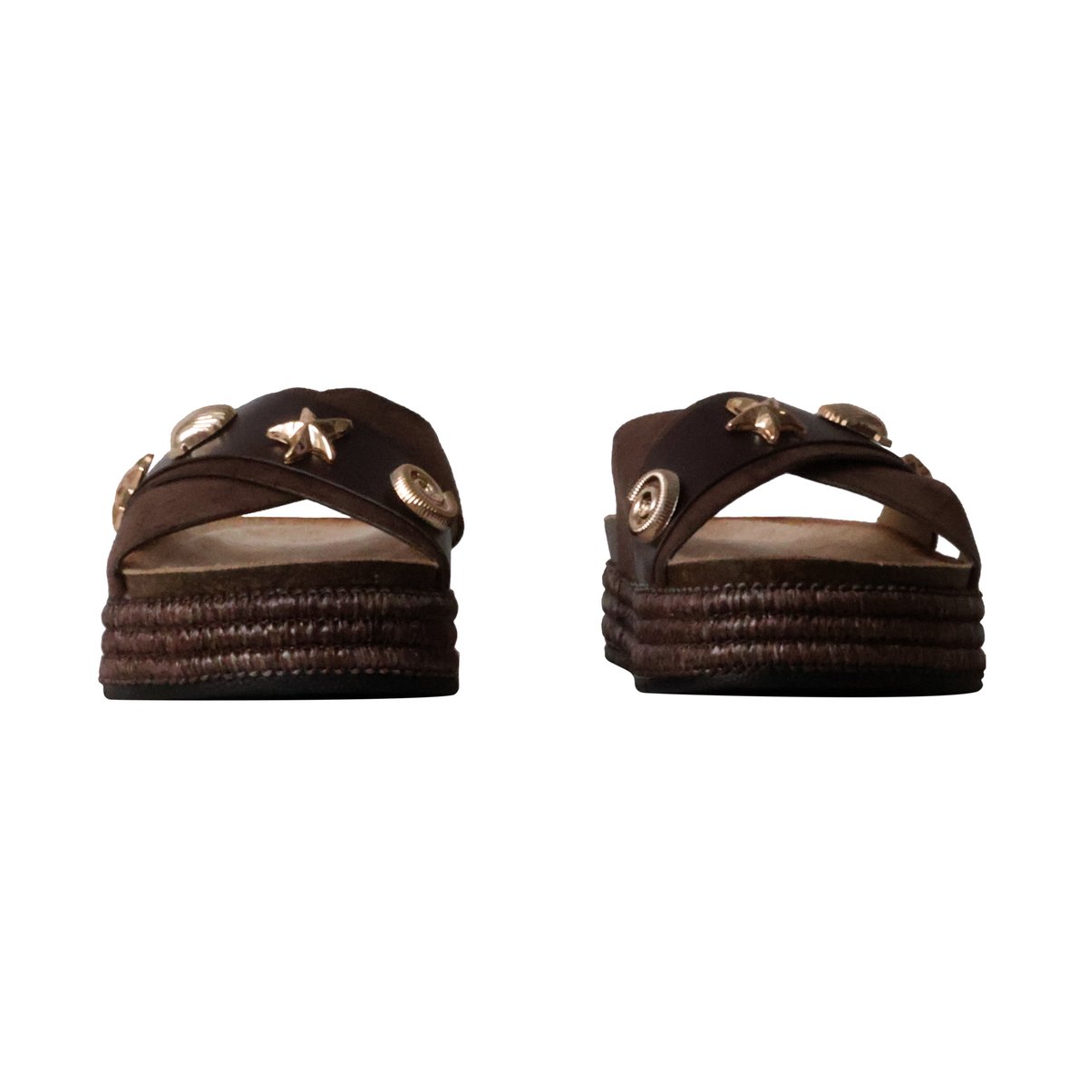 Sandales à Enfiler marron, ENZA NUCCI