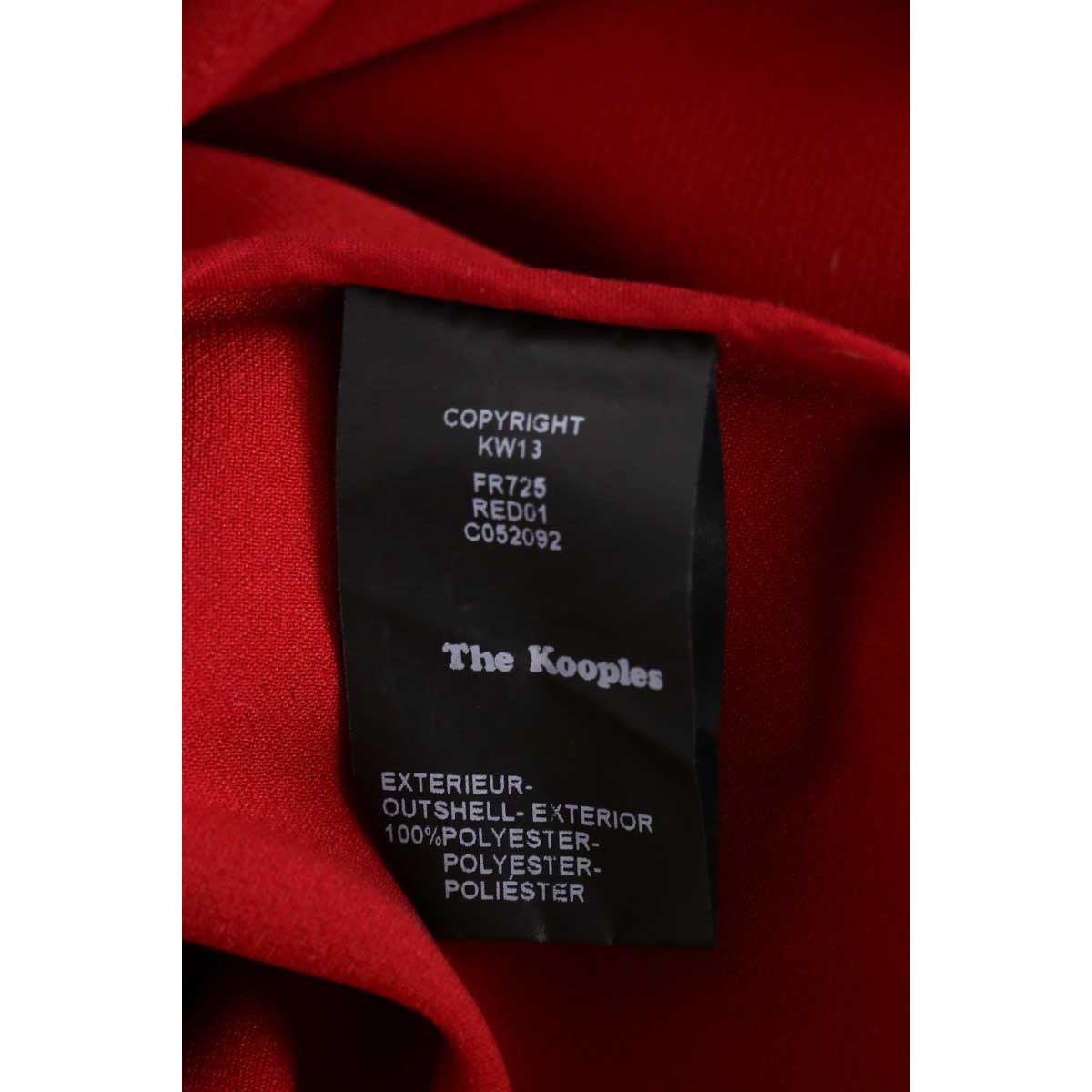 Robe - Très Bon État rouge, THE KOOPLES