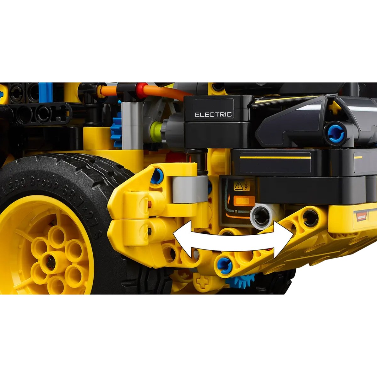 LEGO Technic - Chargeuse sur pneus Volvo L120 Electric - Modèle 42209 multicolore, LEGO