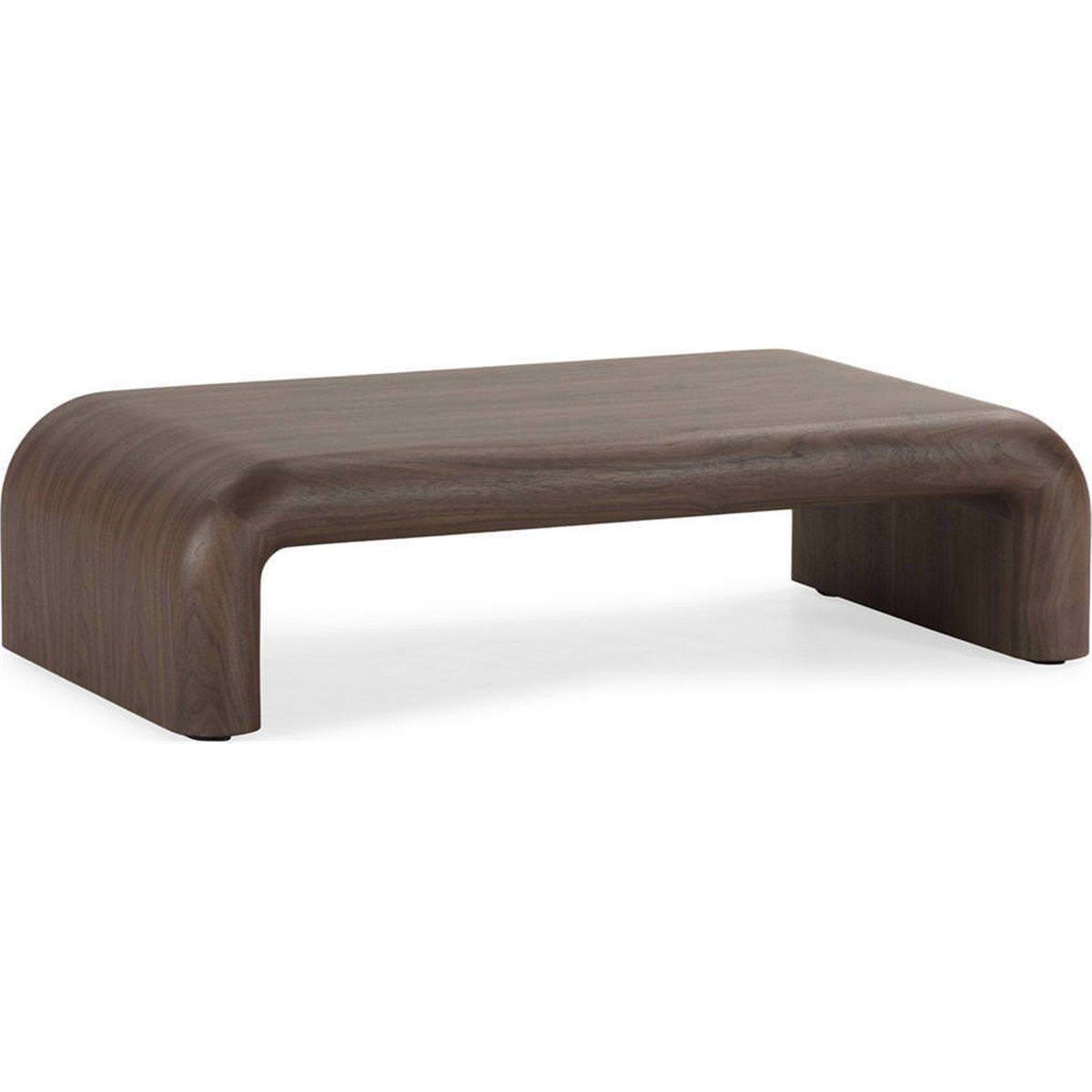 Table basse en noyer aux courbes arrondies noyer, RECOLLECTION