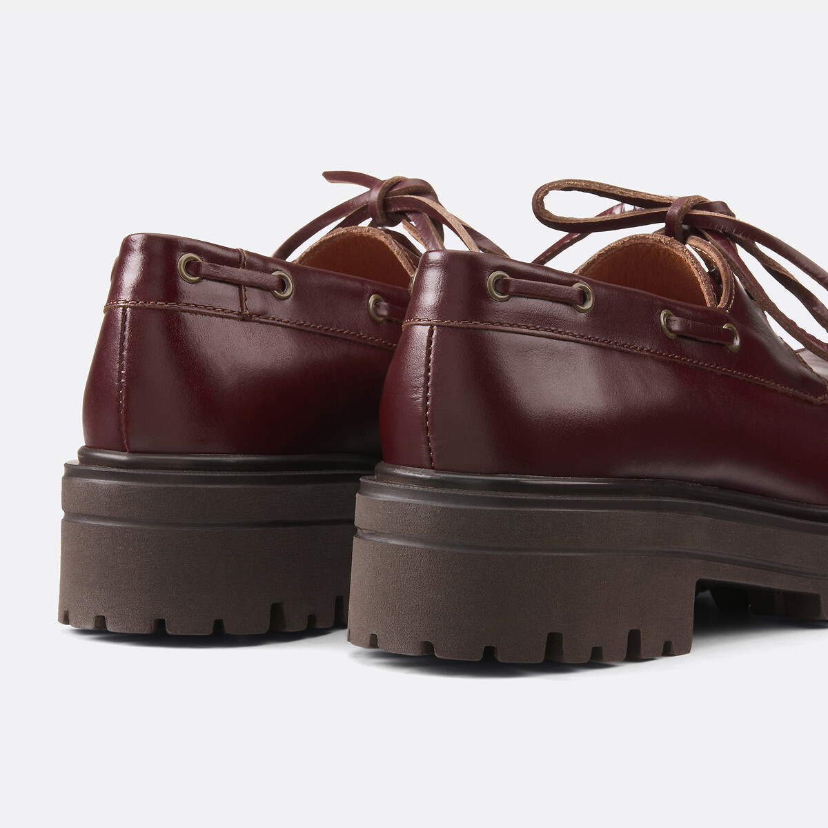 Angelus Leather Boat Loafers brown, JONAK