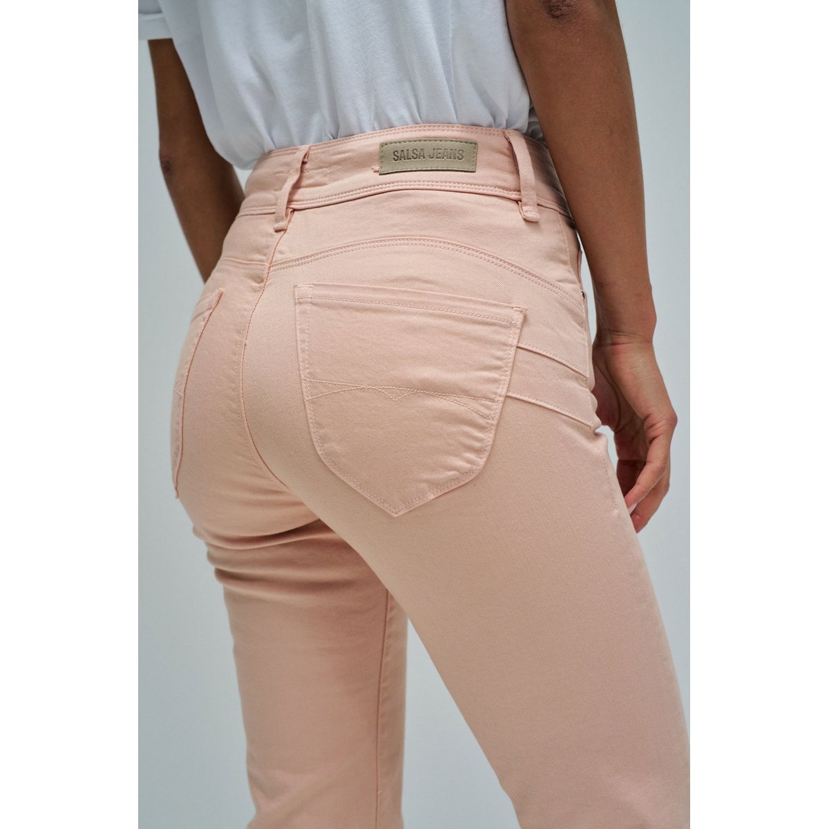 JEAN SECRET PUSH IN SLIM rose, SALSA JEANS