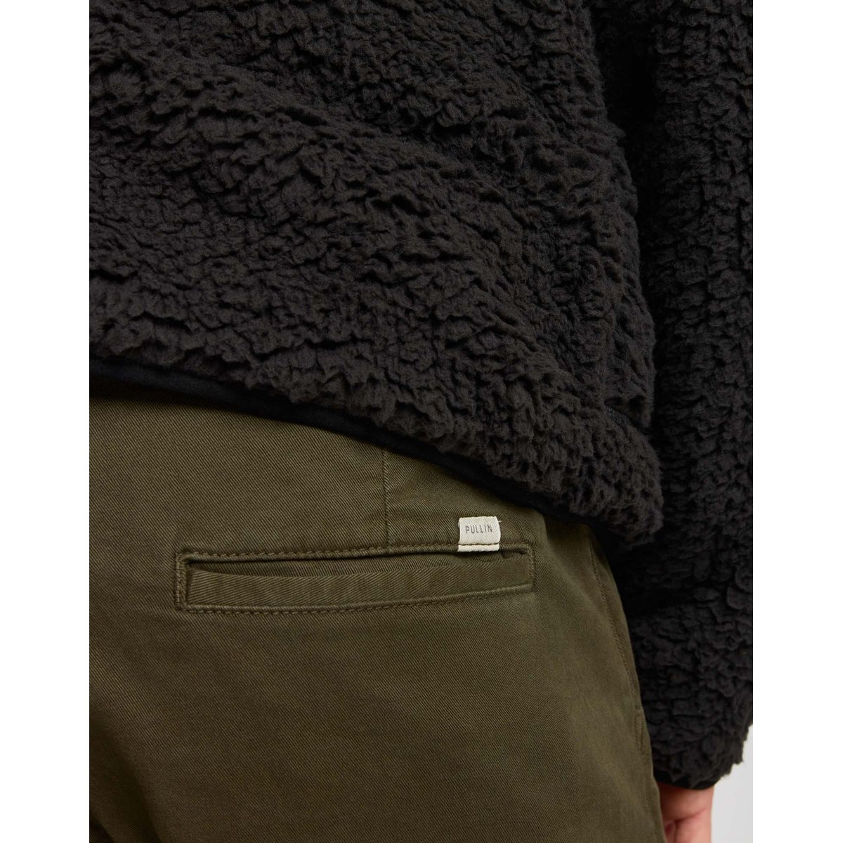 PANTALON CHINO CYPRESS vert kaki, PULLIN