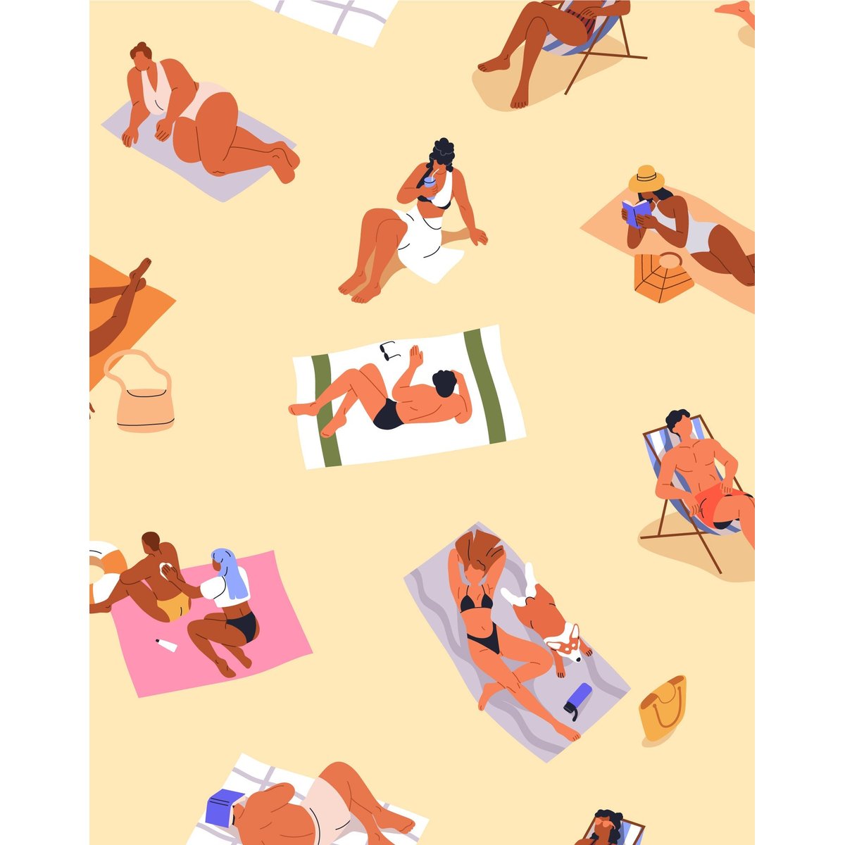 BOXER COURT BEACHES_FBA multicolore, PULLIN