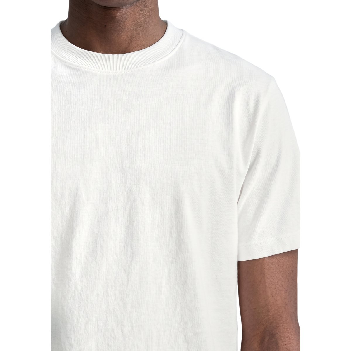 T-shirt ample en jersey de coton bio épais blanc, MARC O’POLO DENIM