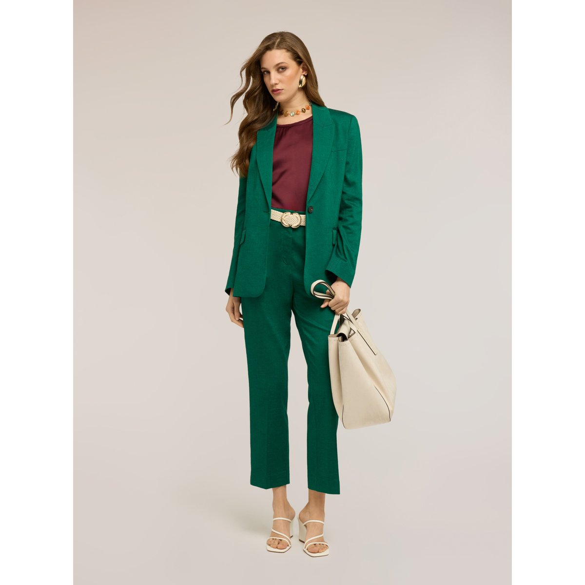 Blazer croisé vert, MOTIVI