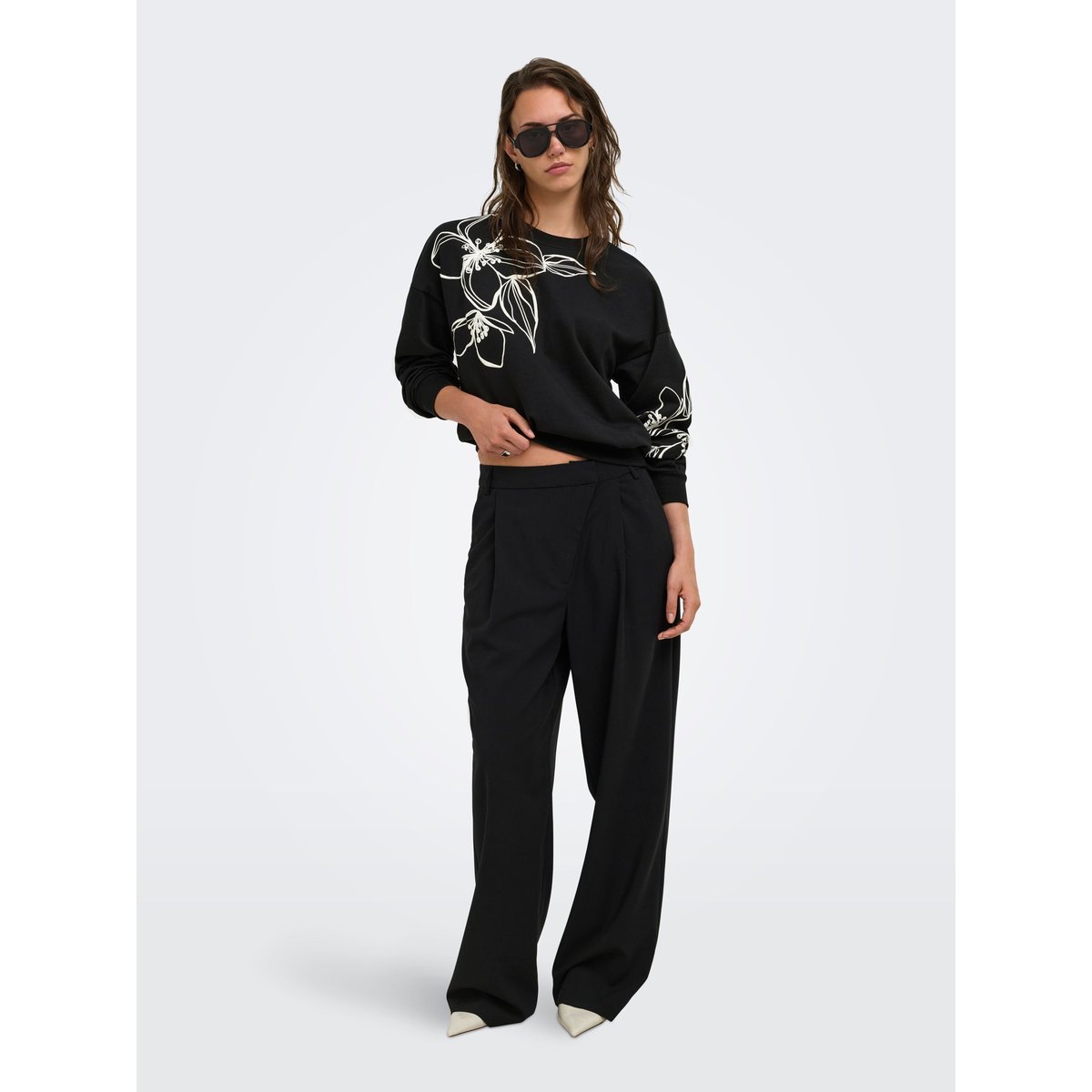 Sweat-Shirt noire - black, ONLY