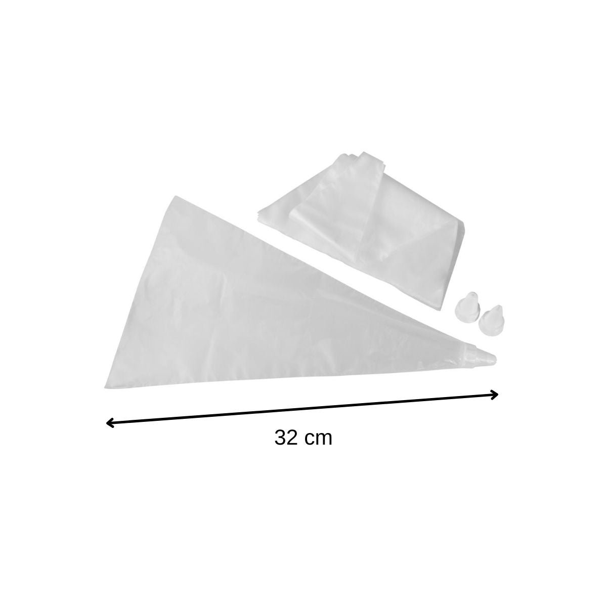 Ensemble de 40 poches à douille et 6 embouts SMART PASTRY transparent, ZENKER