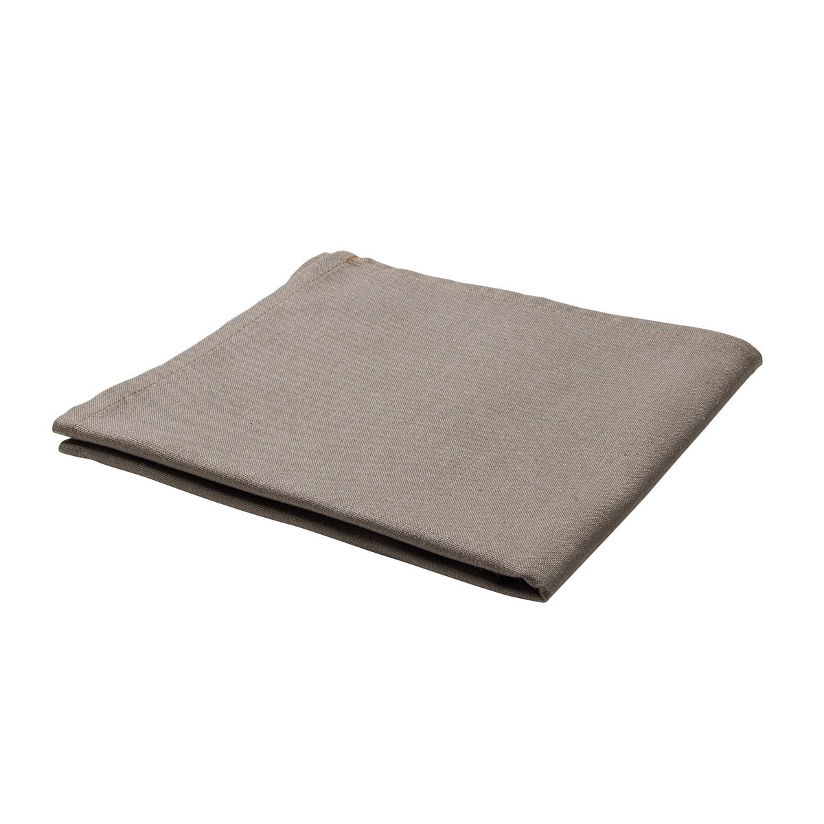 Lot de 6 serviettes de table LA LILLOISE gris taupe, COUCKE