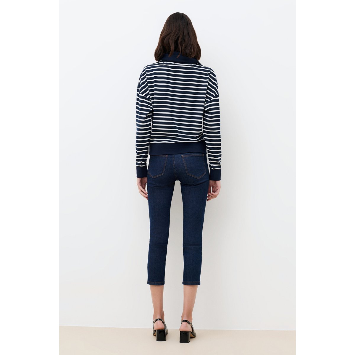 Sweatshirt Tlouis bleu marine, CAROLL