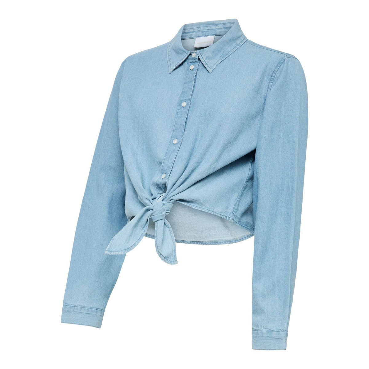 Chemise En Denim light blue denim, MAMA LICIOUS