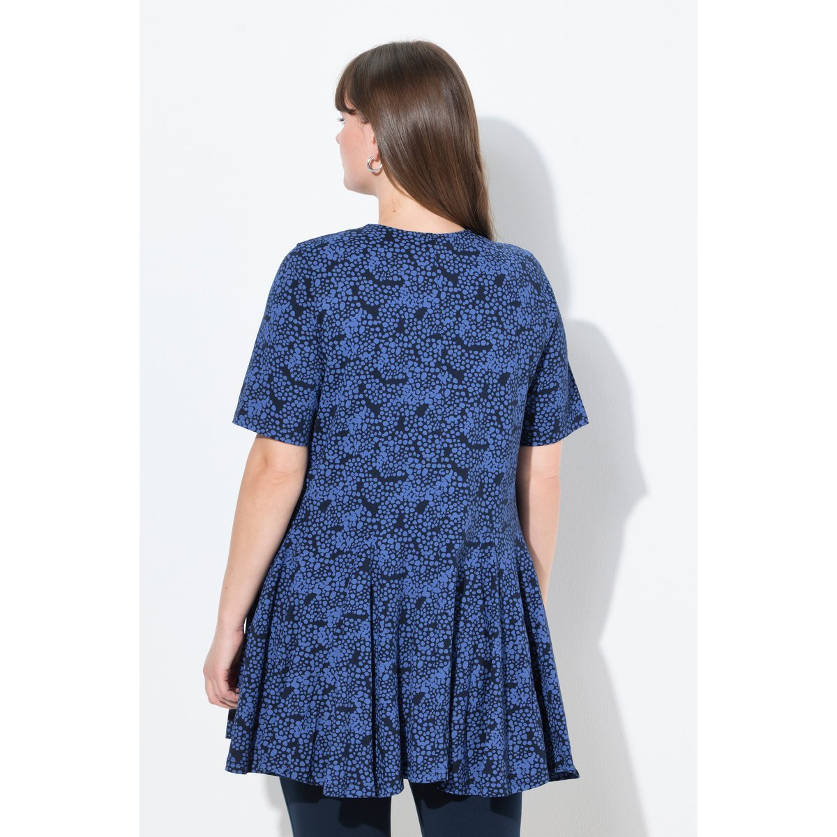 T-shirt en coton bio marine, ULLA POPKEN