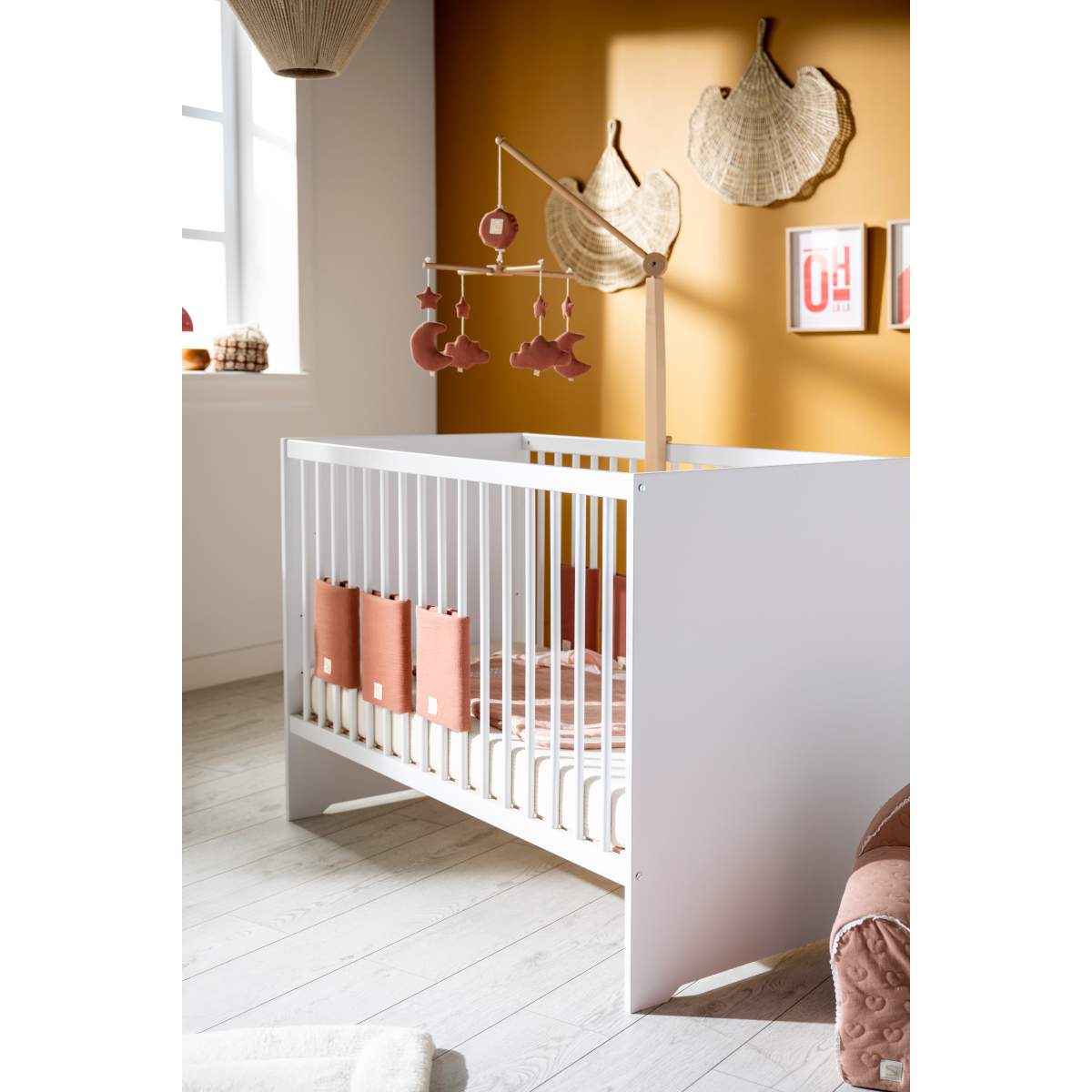 Lit en bois blanc, BABY PRICE