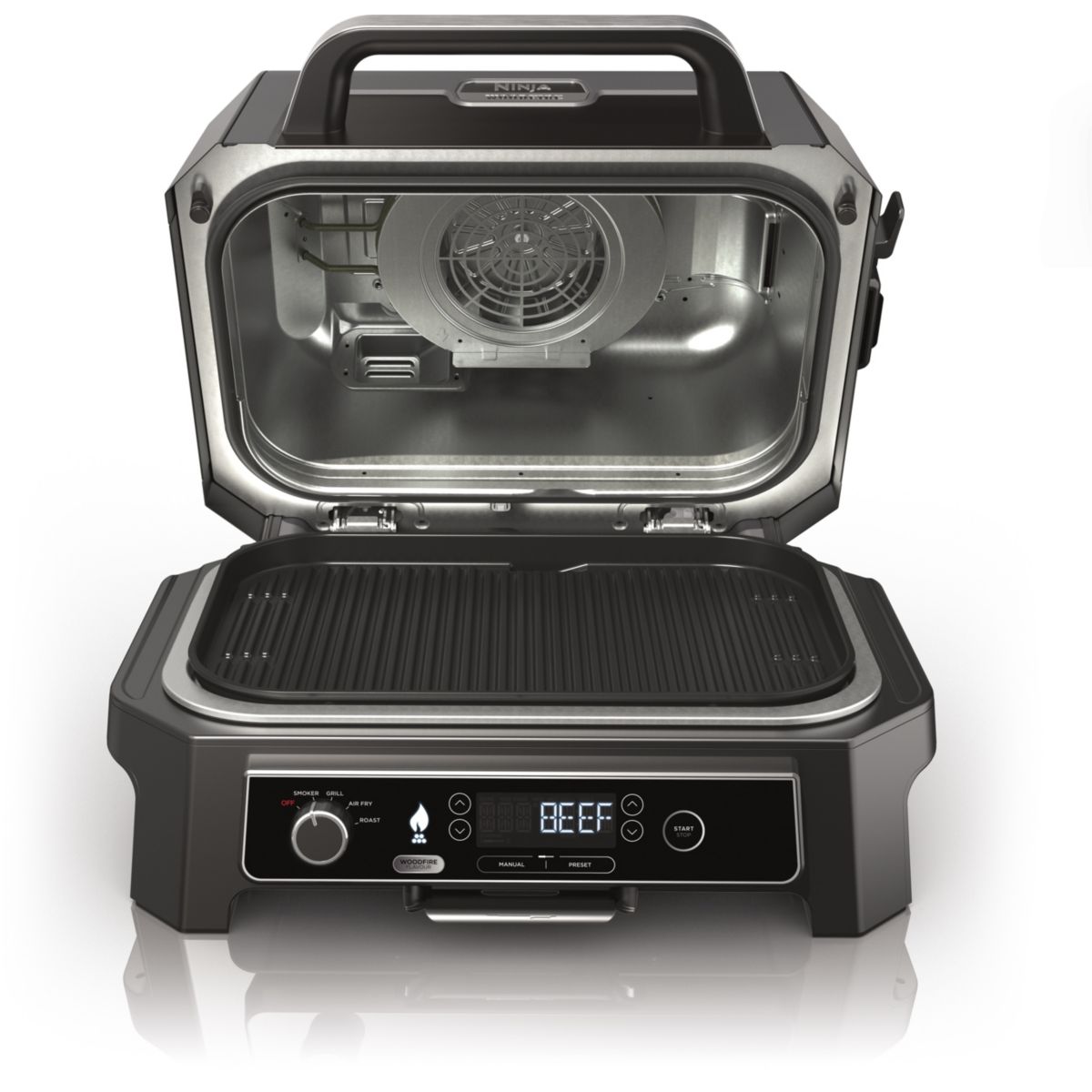 Barbecue électrique Woodfire OG850EU Pro XL avec thermosonde 50x40 cm couleur unique, NINJA