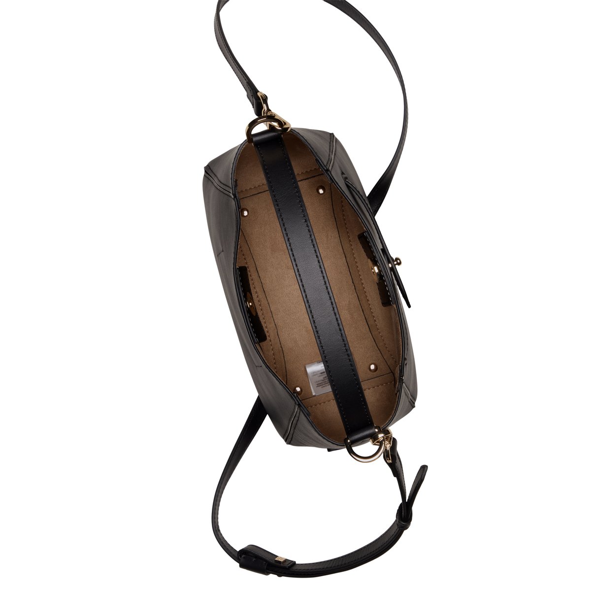 Hobo Bag small en cuir de veau noble noir, MARC O'POLO