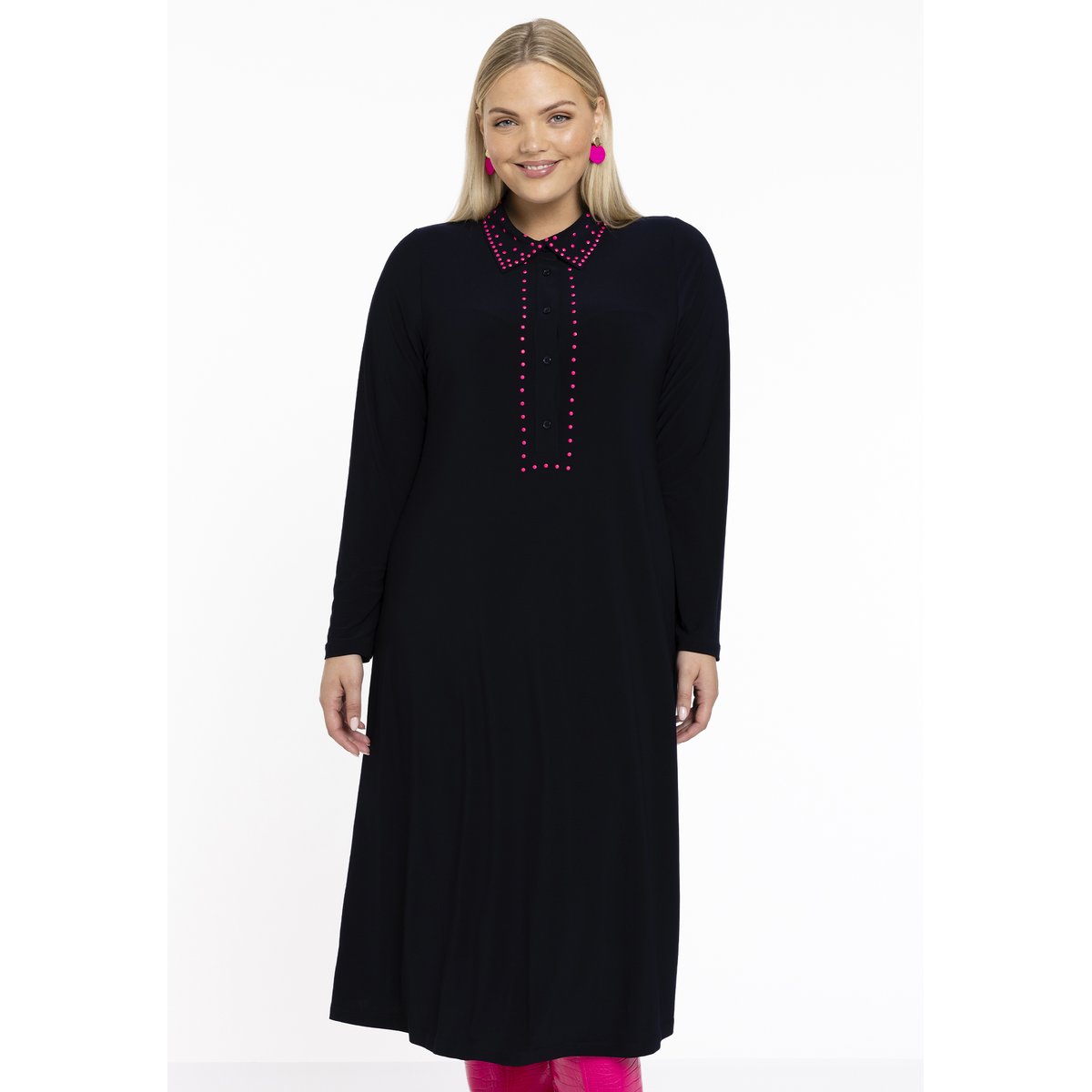Robe imprimé bleu, YOEK