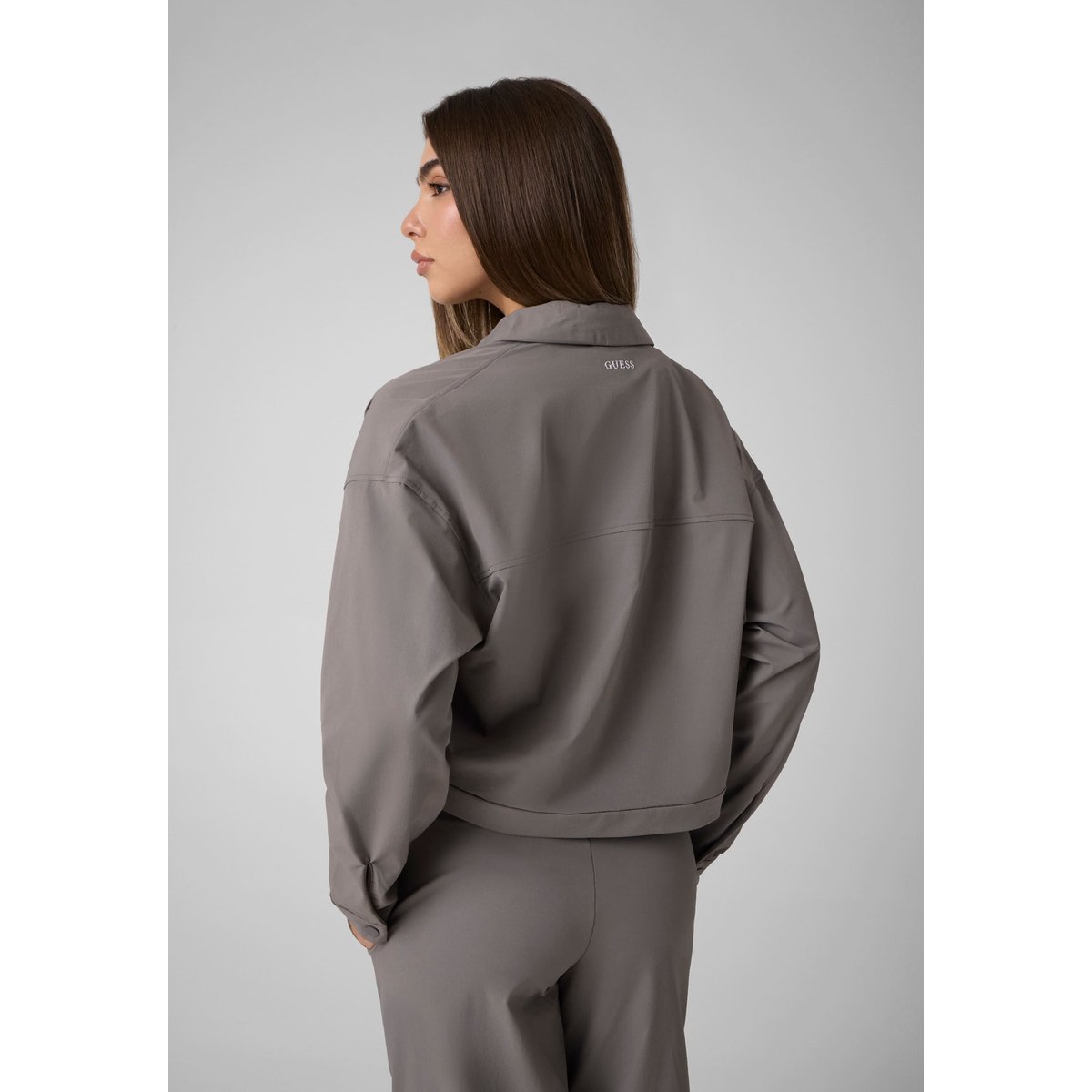 Veste En Nylon gris, GUESS