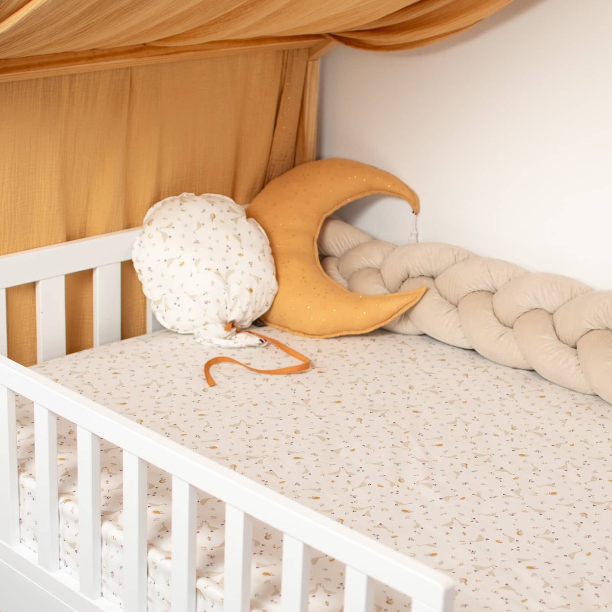 Drap-housse en coton SIDONIA multicolore, SEVIRA KIDS