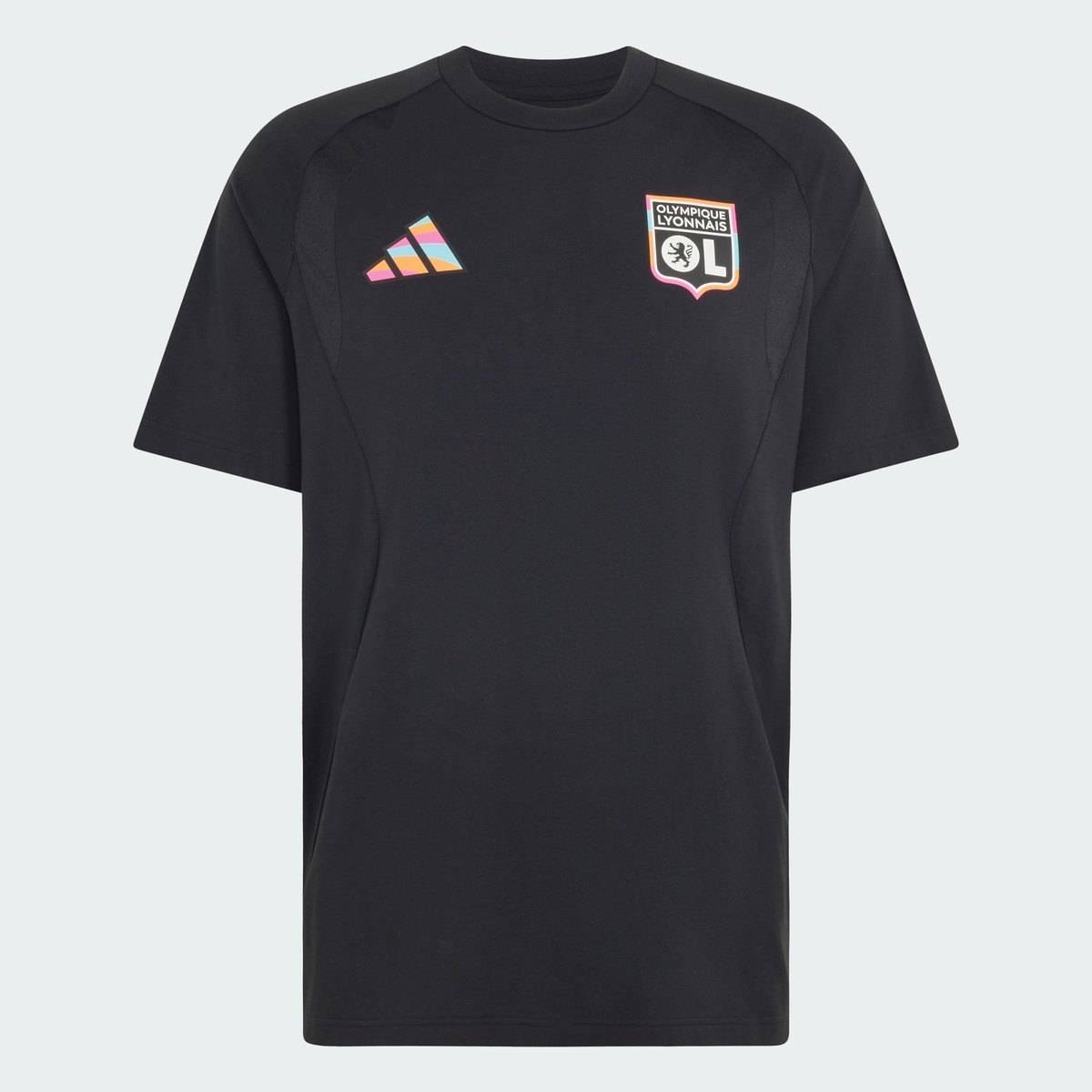 T-Shirt Olympique Lyonnais Tiro Travel T-Shirt Olympique Lyonnais Tiro Travel black, adidas Performance