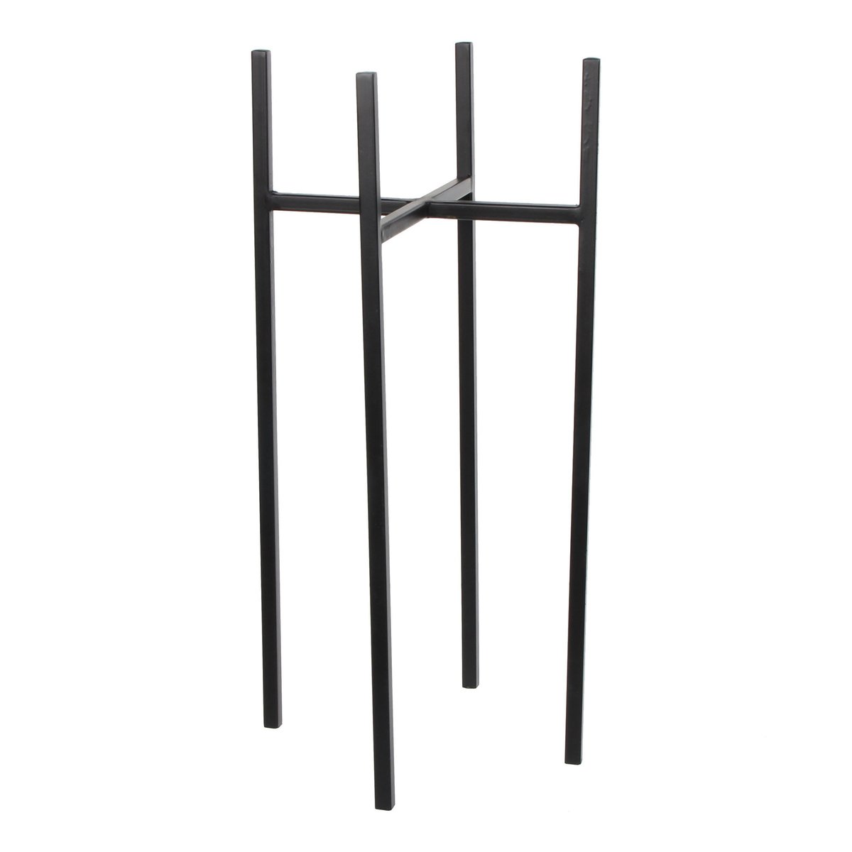 Support pour plantes H55 cm ASCOT noir, MICA DECORATIONS