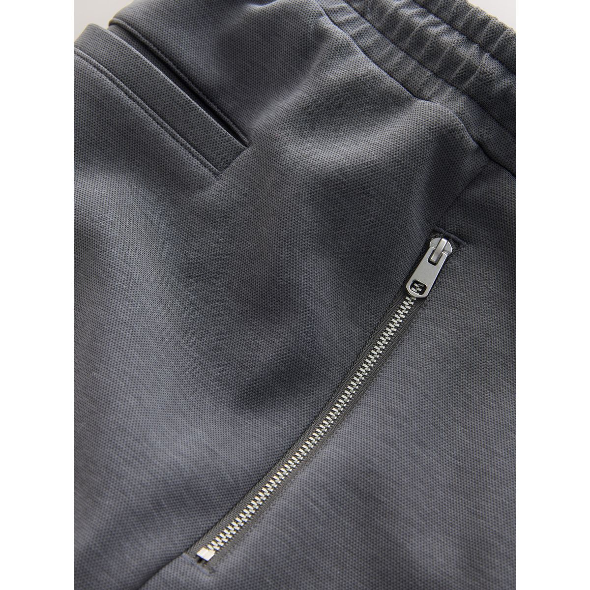 Short en jersey zippé gris anthracite, NEXT
