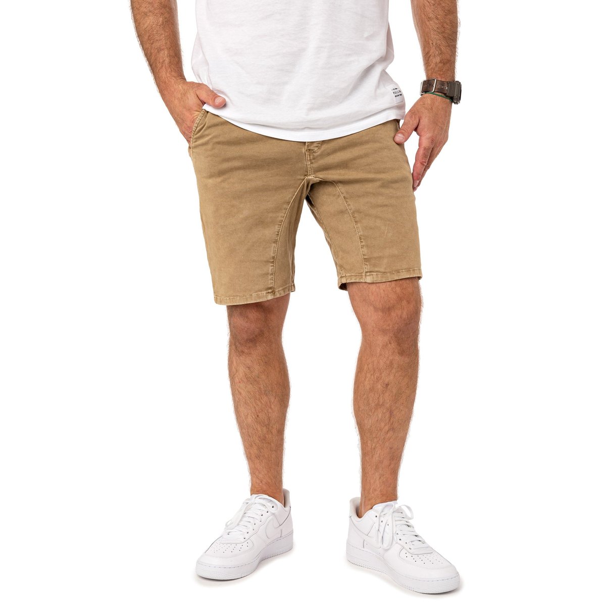 SHORT CHINO DESERT marron, PULLIN