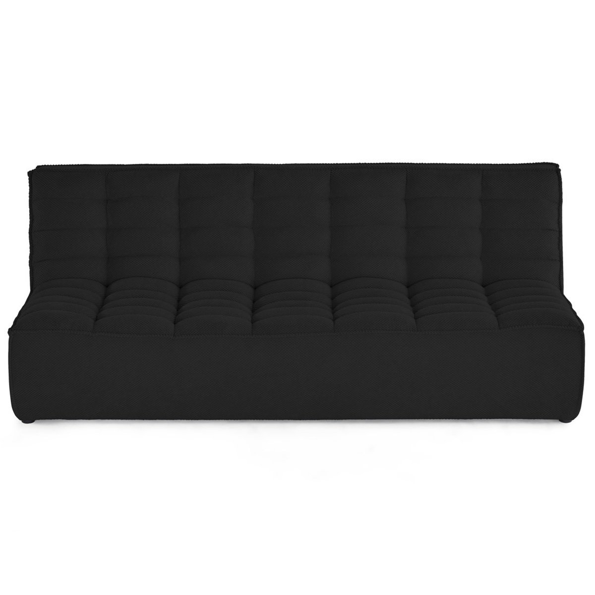Canapé 3 places - ELLIE noir, BEST MOBILIER