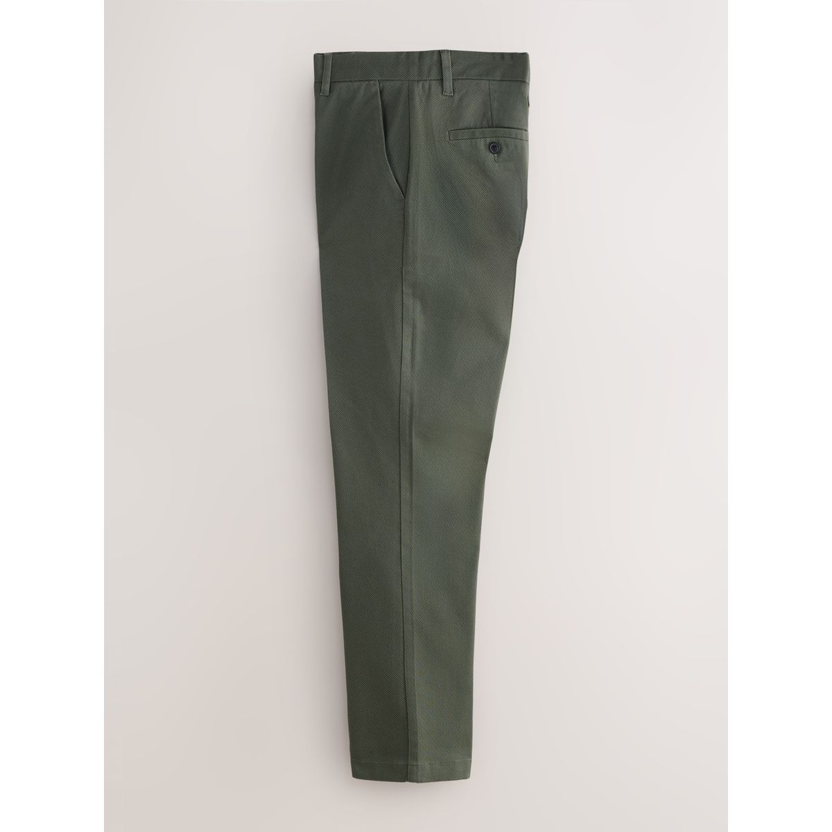 Pantalon chino doux stretch imprimé vert, NEXT