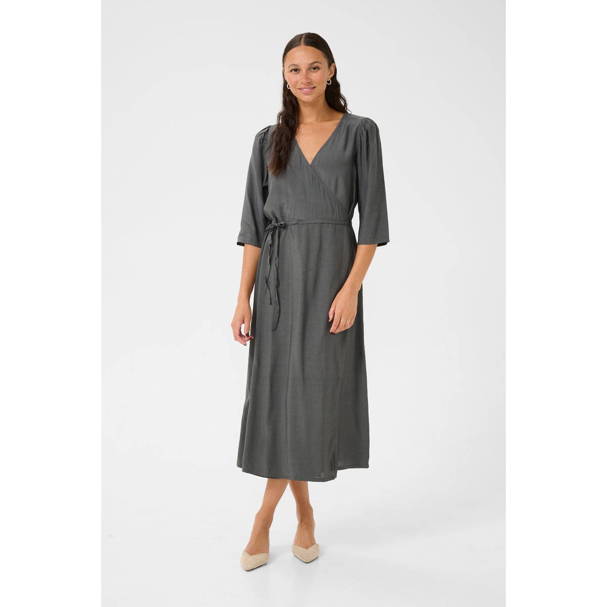 Dress noir black oyster, KAFFE