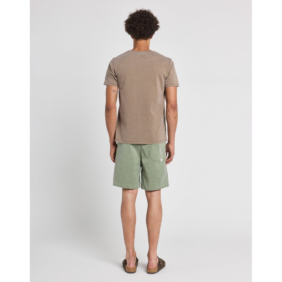 SHORT LOOSE LEAF vert kaki, PULLIN