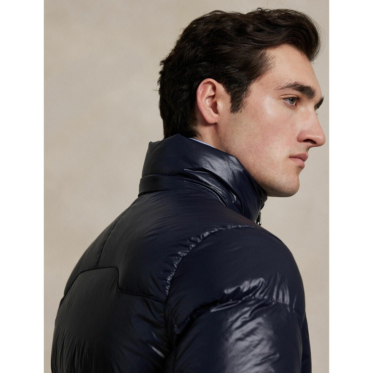 Piumino Gorham lucido blu marino, POLO RALPH LAUREN
