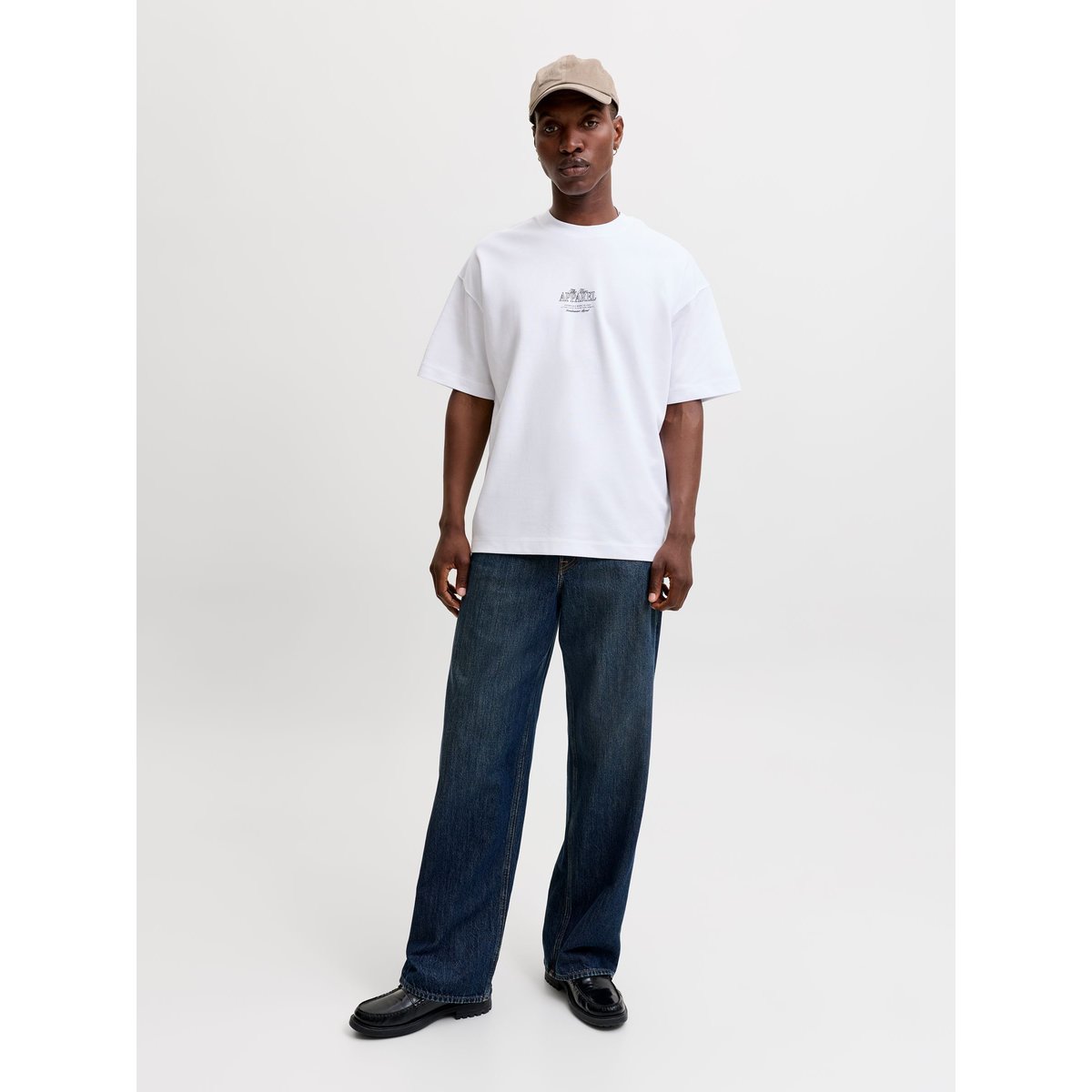 T-Shirt white 1, JACK & JONES
