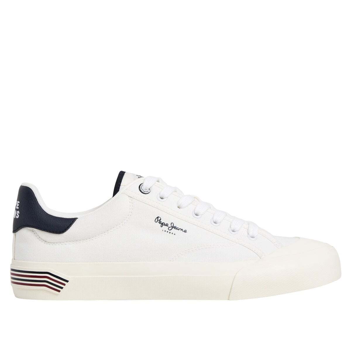 Taylor - Sneakers Classiques En Toile blanc cassé, PEPE JEANS