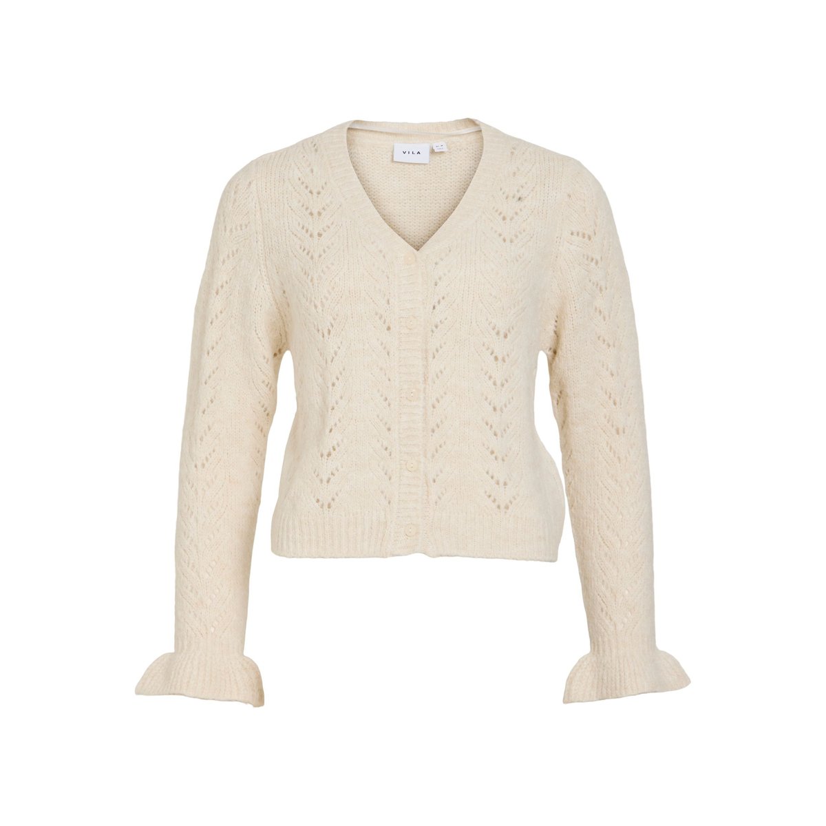 Cardigan En Maille gris - birch1, VILA