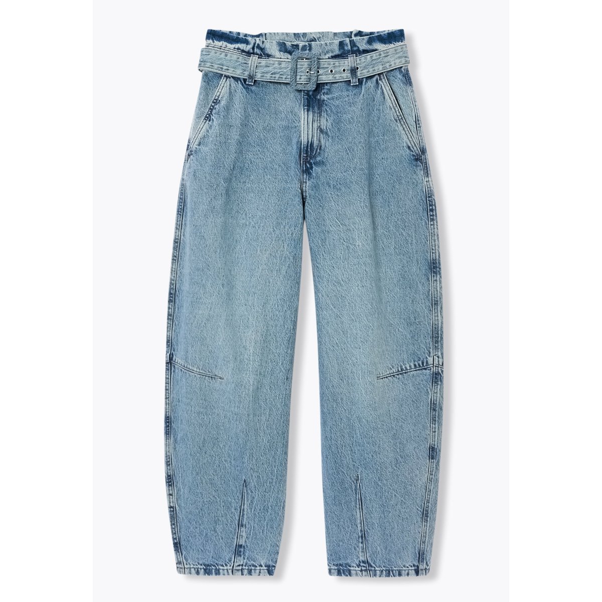 Jean paperbag taille haute jean moyen, PROMOD