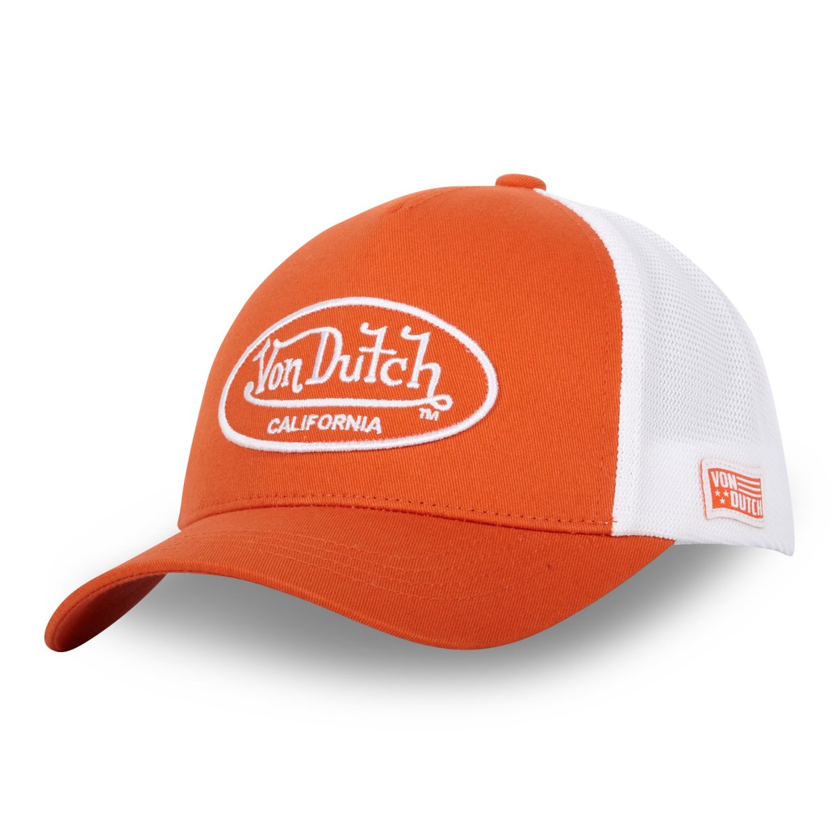 Casquette trucker LOFb blanc/orange, VON DUTCH