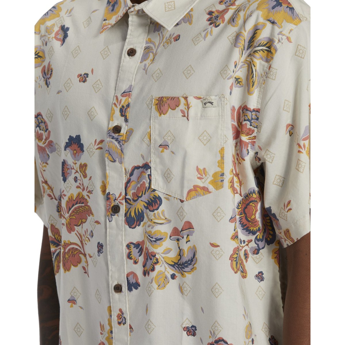 Chemise manches courtes SUNDAYS marron taupe, BILLABONG