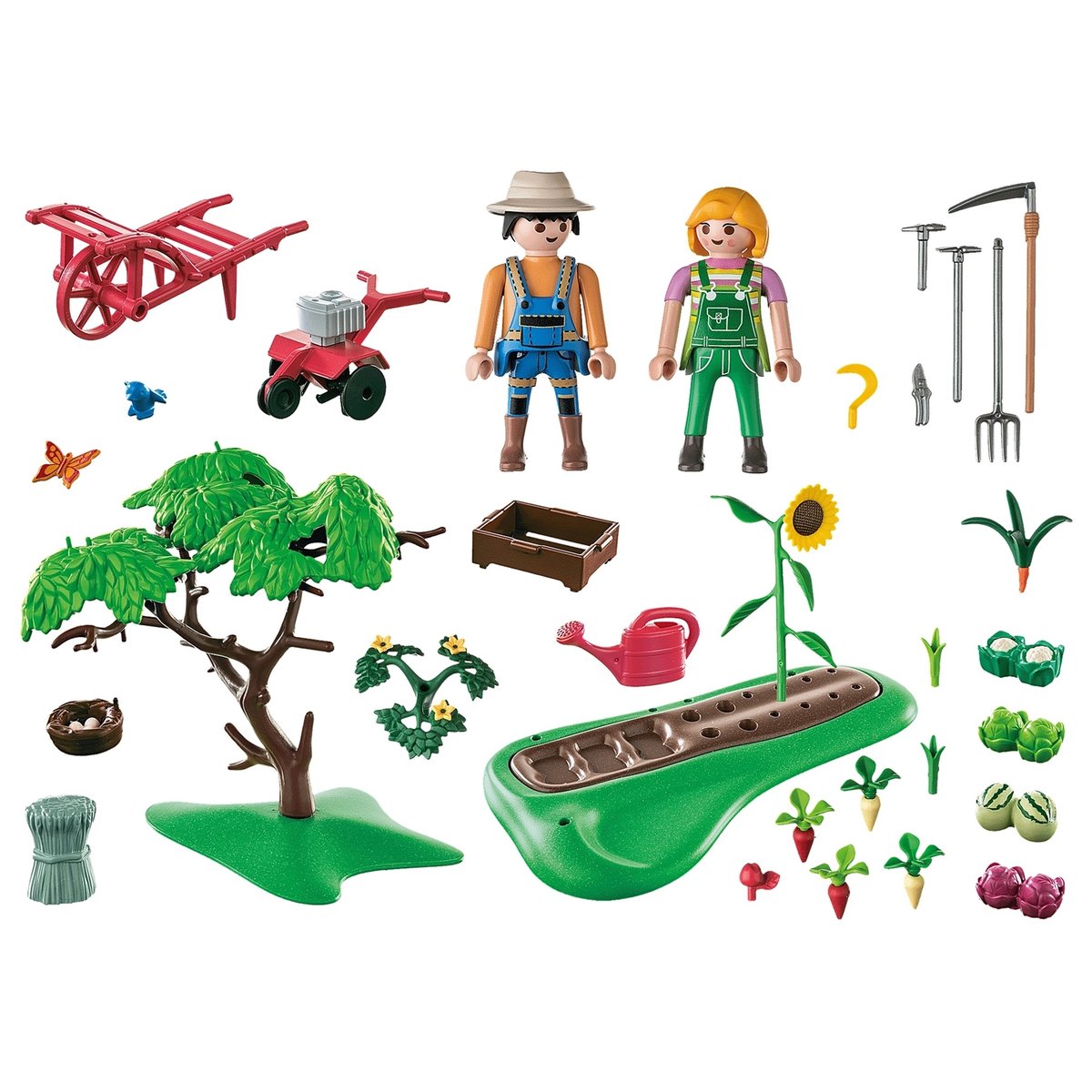 Starter Pack Jardin potager multicolore, PLAYMOBIL