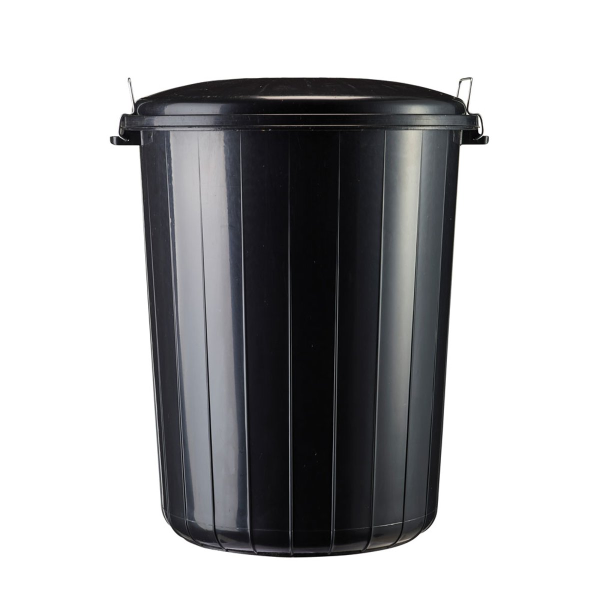 Poubelle 55L avec couvercle et verouillage - RONDO noir, ROSSIGNOL