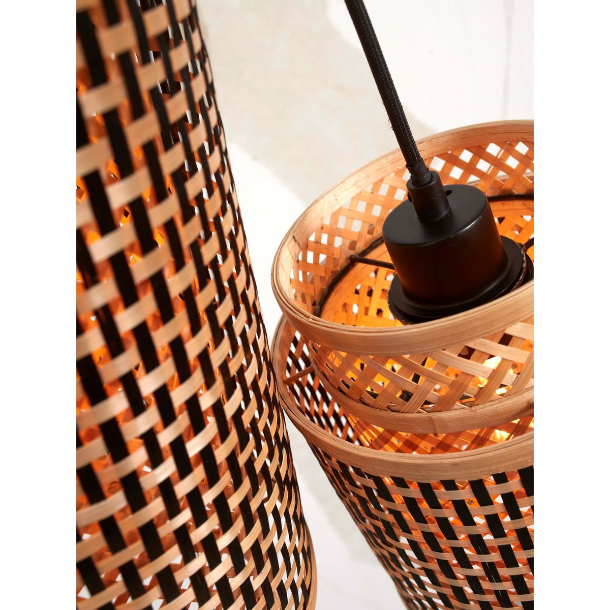 Suspension Bambou BHUTAN naturel, GOOD & MOJO