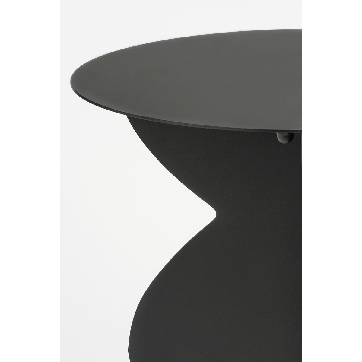 Table d'appoint Ø40 cm RAFI noir, MICA DECORATIONS