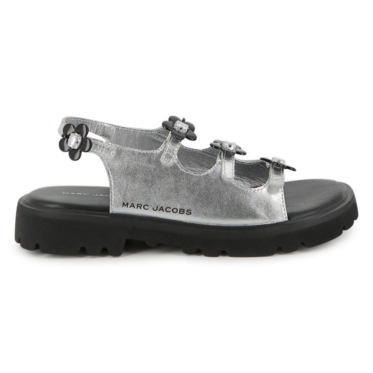Sandales cuir de vachette silver, MARC JACOBS