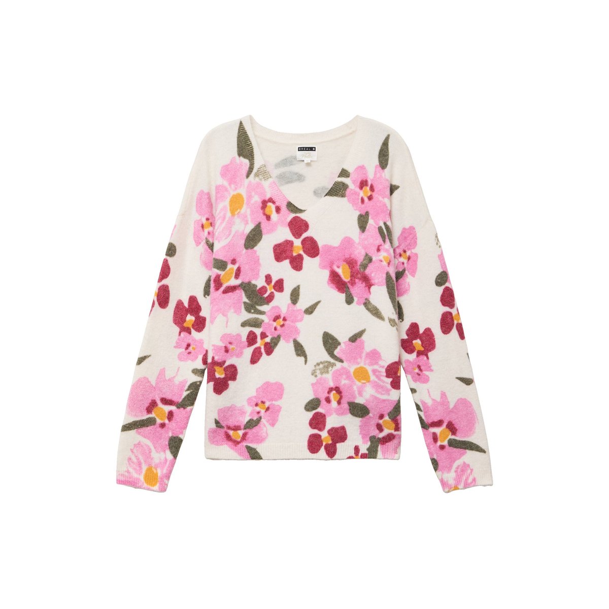 Pull manches longues multicolore, BREAL